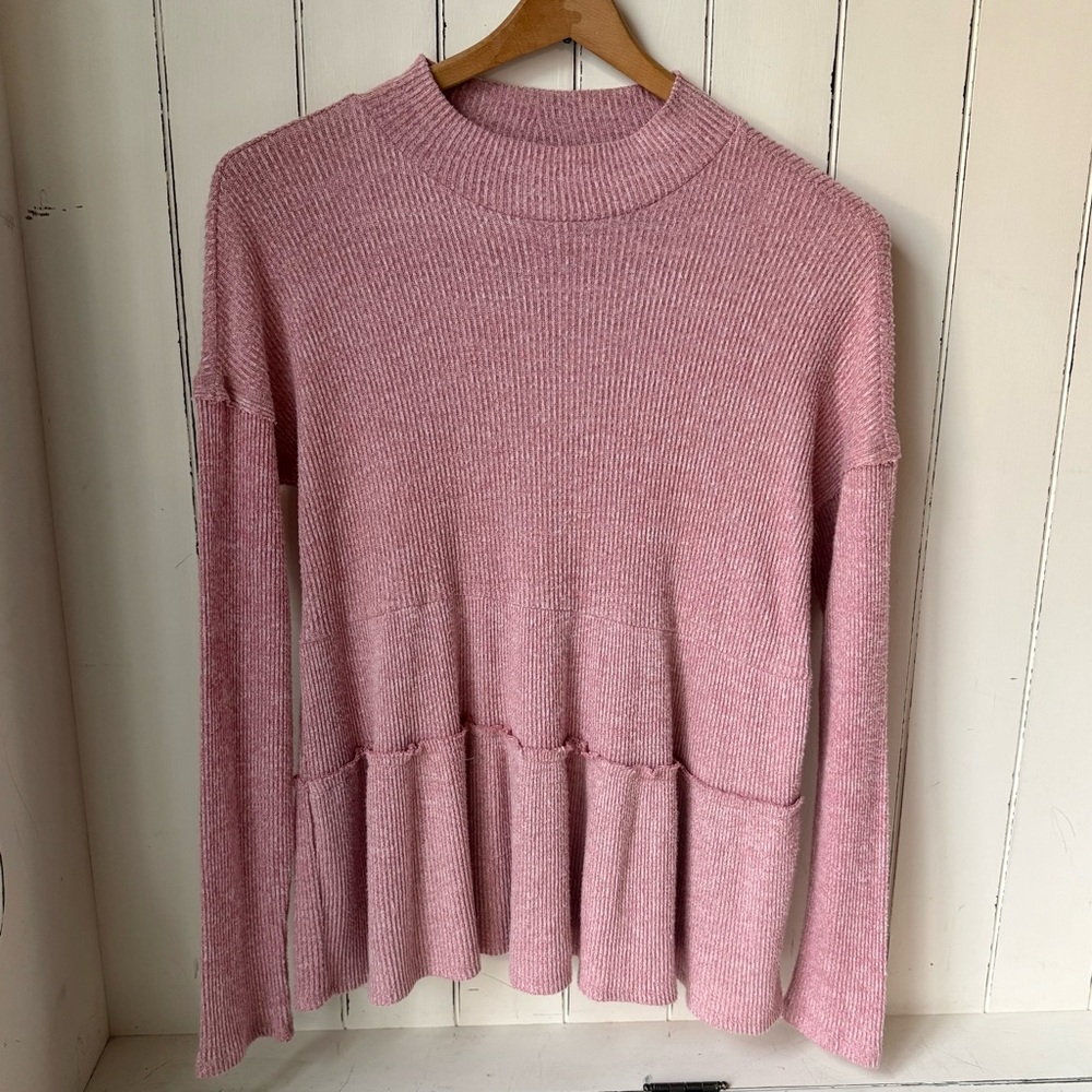 Maurice’s Pink Long Sleeve Sweater Top